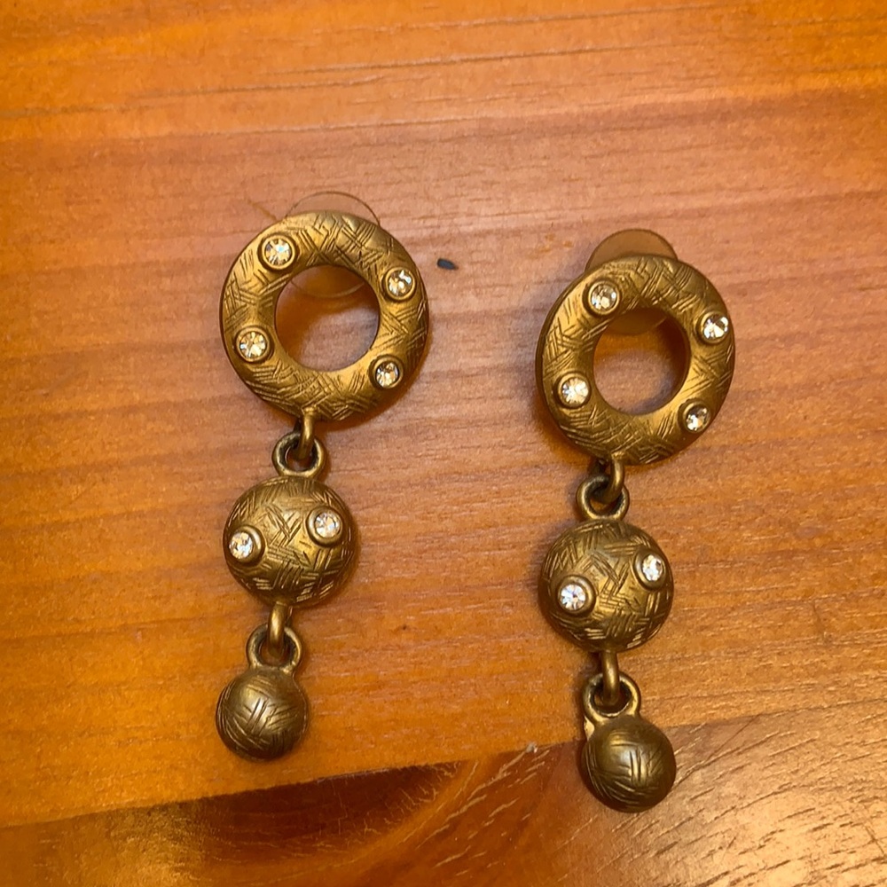 Vintage gold earrings from my grandmother!